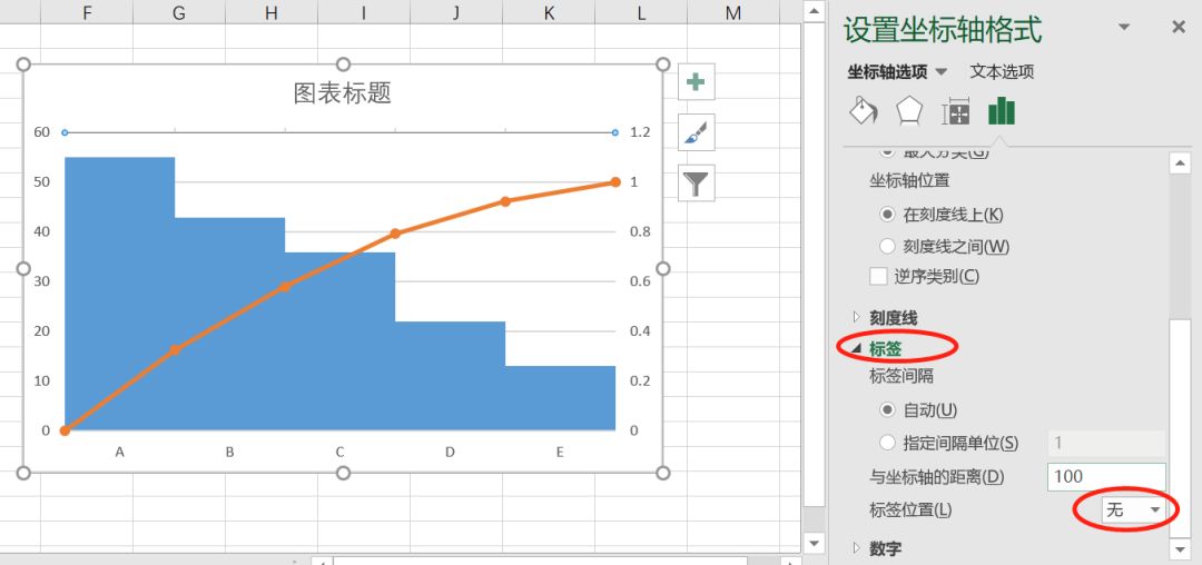 用excel做排列图