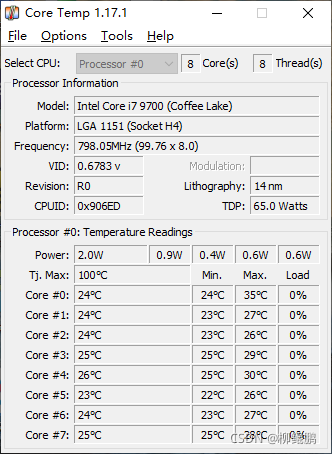 i79700与e52667v2空载功耗对比