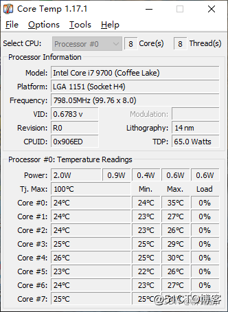 i79700与e52667v2空载功耗对比