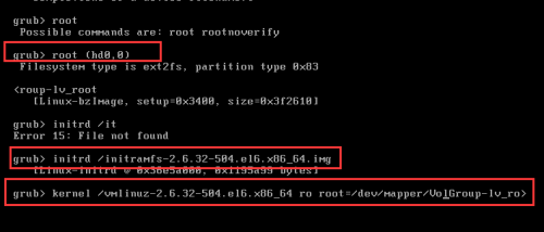 【记录】CentOS 6。6误删除的boot分区恢复