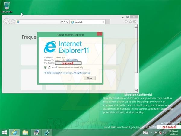 Win8.1 2014 Update春季更新截图泄露