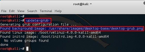 在Kali Linux中更改GRUB2背景的5种方式