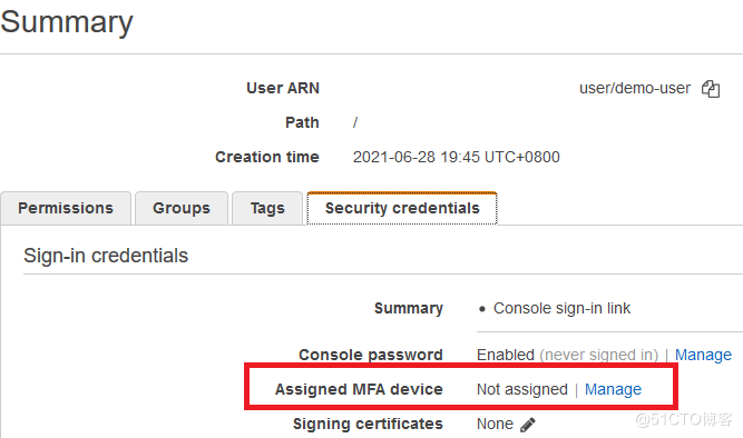AWS IAM用户启用MFA认证_IAM_05