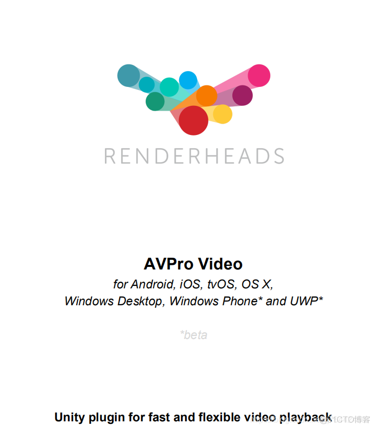 【Unity3D插件】AVPro Video插件分享《视频播放插件》_unity_13