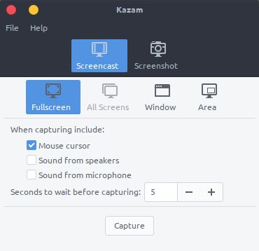 kazam screencasting tool for linux