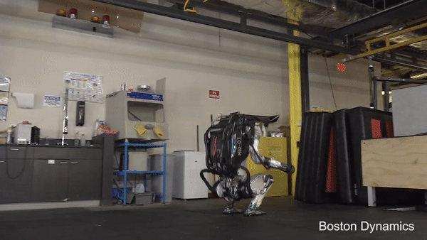 波士顿动力双足机器人Atlas放出逆天体操表演，网友：可怕