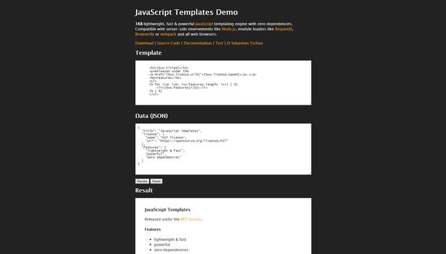 10个最佳开源JavaScript模板引擎