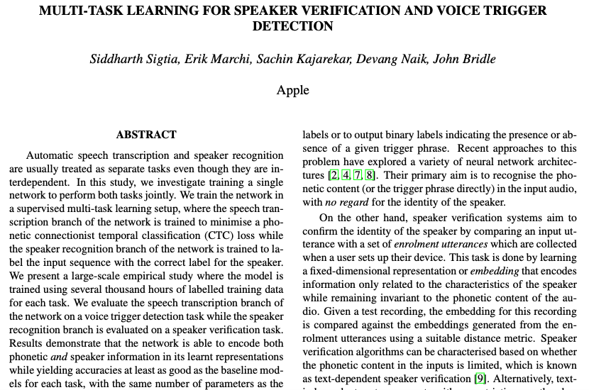 揭秘Siri，苹果发布论文阐释语音助手设计想法