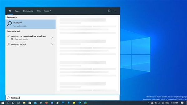 微软推送Windows 10七月累积更新：删除记事本等预装应用
