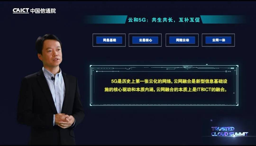 中国电信云计算分公司副总经理李云庄发表主题演讲