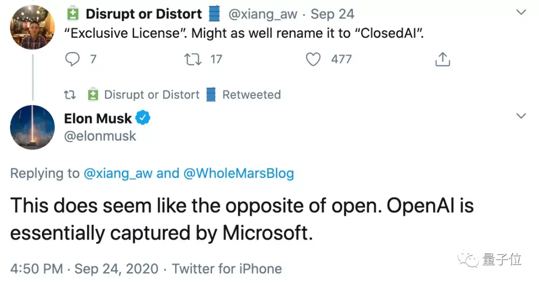 马斯克炮轰微软：OpenAI不是轰微你的工具人