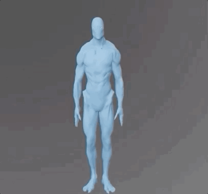 连肌肉颤动都清晰可见！3D人体模型自动生成算法，一作北大图灵班