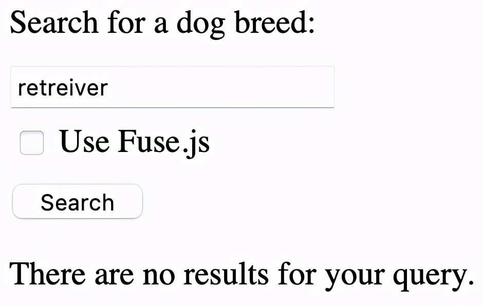 使用Fuse.js将动态搜索添加到React应用