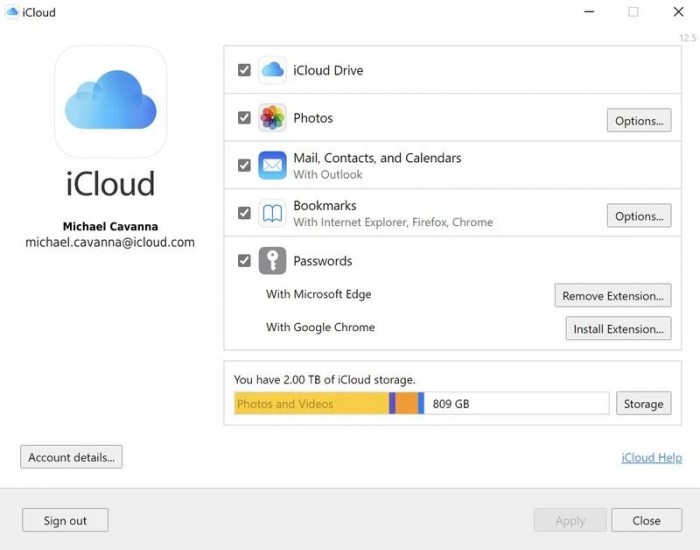 Windows端iCloud更新：新增iCloud Keychain密碼管理應用