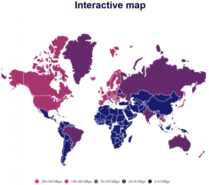 宽带网速排行_全球宽带网速排行榜出炉:泽西岛位居榜首,最慢国家仅0.5M