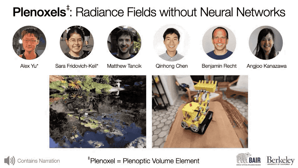 本科生新算法打败NeRF，不用神经网络照片也能动起来，提速100倍