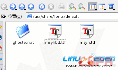 Linux下最简单的字体配置办法