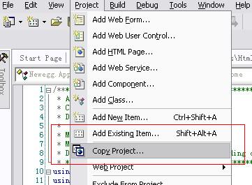 Visual Studio的Project
