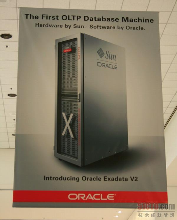 Oracle***和Sun合作的数据库机Exadata V2广告