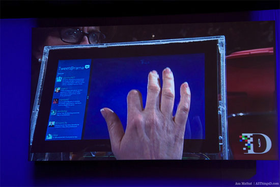 微软在D9大会上展示Windows 8