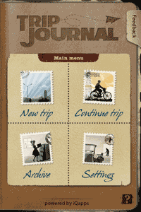 iPhone应用中界面设计的优秀实例之Trip Journal