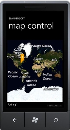 Windows Phone 7的地图控件