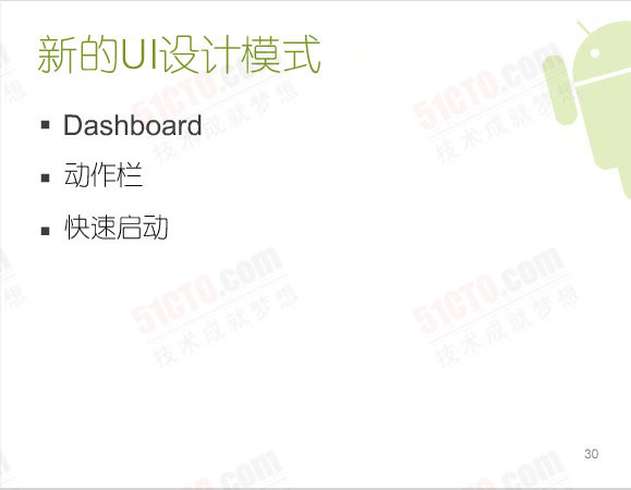 新的Android UI设计模式