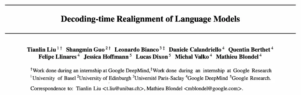 ICML 2024 Spotlight | 在解码中重新对齐，让语言模型更少幻觉、更符合人类偏好-AI.x社区